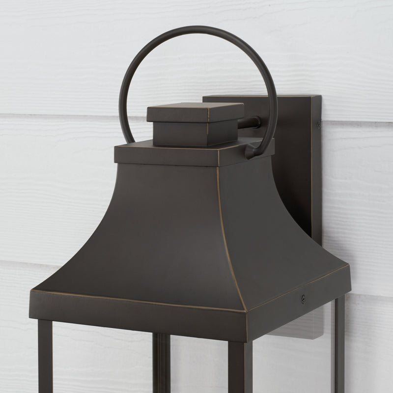 Capital Lighting 946441OZ-GL Bradford One Light Outdoor Wall Lantern, Oiled Bronze Alternate Image.jpg