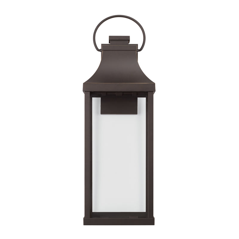 Capital Lighting 946441OZ-GL Bradford One Light Outdoor Wall Lantern, Oiled Bronze Alternate Image 3.jpg