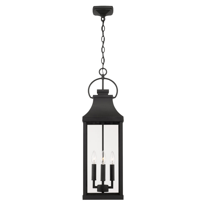 Capital Lighting 946442BK Bradford Four Light Outdoor Hanging Lantern, Black Alternate Image 3.jpg