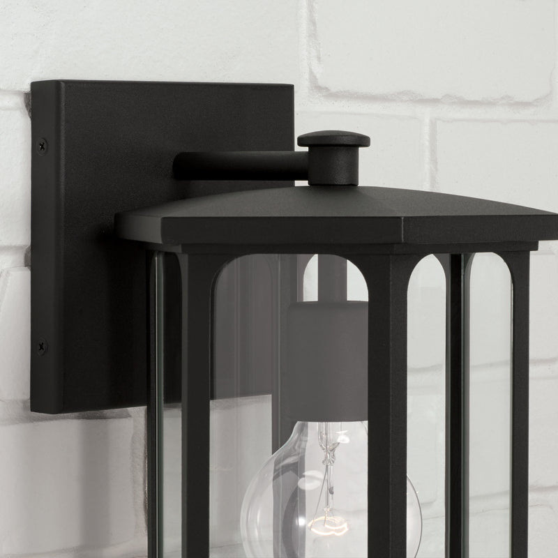 Capital Lighting 946611BK Walton One Light Outdoor Wall Lantern, Black Alternate Image.jpg