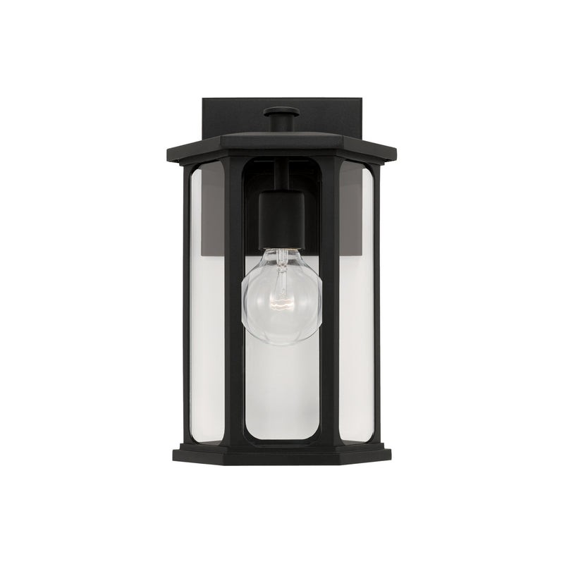 Capital Lighting 946611BK Walton One Light Outdoor Wall Lantern, Black Alternate Image 3.jpg