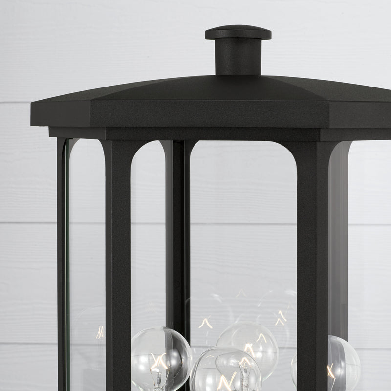Capital Lighting 946643BK Walton Four Light Outdoor Post Lantern, Black Alternate Image.jpg