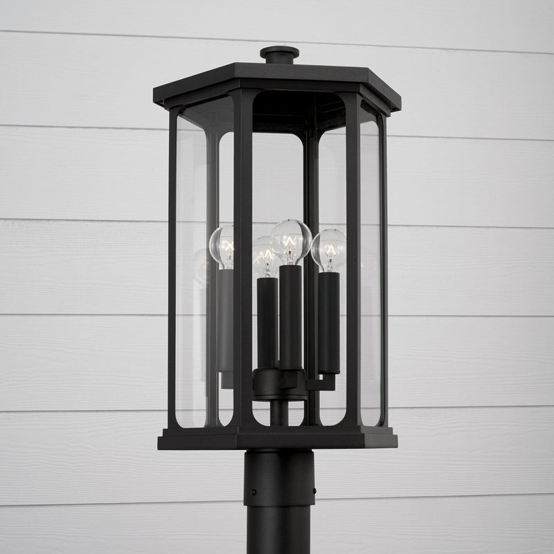 Capital Lighting 946643BK Walton Four Light Outdoor Post Lantern, Black Alternate Image 2.jpg