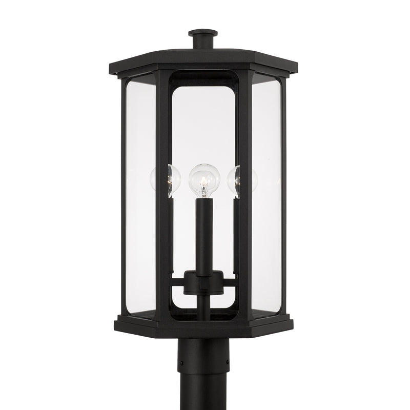 Capital Lighting 946643BK Walton Four Light Outdoor Post Lantern, Black Alternate Image 3.jpg