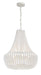 Crystorama 608-MT Rylee Six Light Chandelier Matte White Alternate Image.jpg