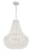 Crystorama 608-MT Rylee Six Light Chandelier Matte White Alternate Image 2.jpg