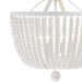 Crystorama 604-MT Rylee Four Light Chandelier Matte White Alternate Image 2.jpg