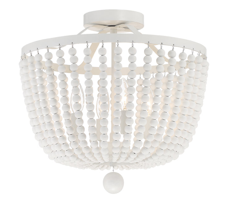 Crystorama 604-MT_CEILING Rylee Four Light Semi Flush Mount Matte White Alternate Image.jpg