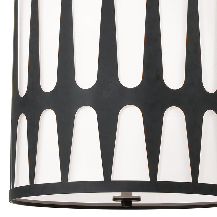 Crystorama ROY-805-BK Royston Four Light Pendant Black Alternate Image.jpg