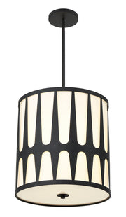 Crystorama ROY-805-BK Royston Four Light Pendant Black Alternate Image 4.jpg