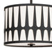 Crystorama ROY-803-BK Royston Three Light Pendant Black Alternate Image.jpg