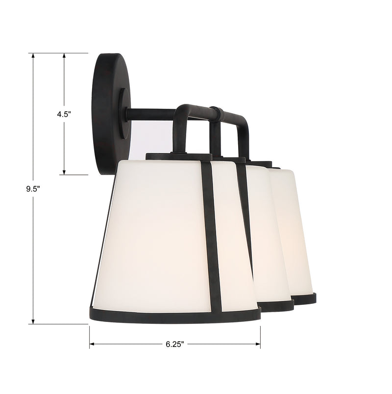 Crystorama FUL-913-BK Fulton Three Light Bath Black Alternate Image 4.jpg