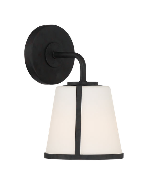 Crystorama FUL-911-BK Fulton One Light Wall Sconce Black Alternate Image 4.jpg