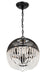 Crystorama DUV-623-MK Duval Three Light Mini Chandelier Matte Black Alternate Image.jpg
