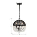 Crystorama DUV-623-MK Duval Three Light Mini Chandelier Matte Black Alternate Image 4.jpg