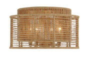 Crystorama JAY-A5000-BS Jayna Four Light Flush Mount Burnished Silver Alternate Image 2.jpg