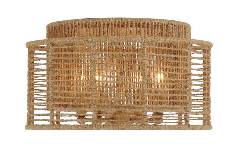 Crystorama JAY-A5000-BS Jayna Four Light Flush Mount Burnished Silver Alternate Image 2.jpg