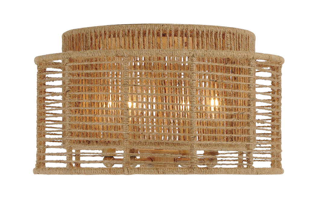 Crystorama JAY-A5000-BS Jayna Four Light Flush Mount Burnished Silver Alternate Image 2.jpg