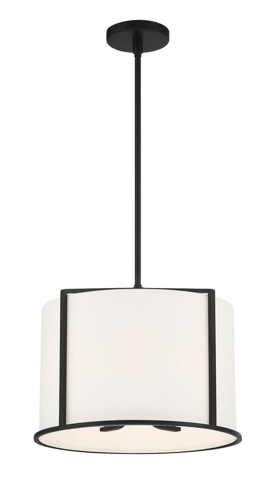 Crystorama CAR-9204-BK Carlyn Four Light Pendant Black Alternate Image 2.jpg
