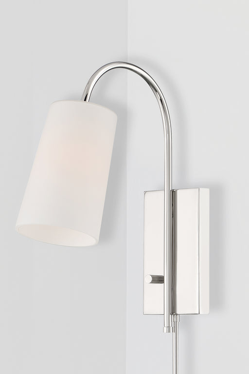 Crystorama ALX-4501-PN Alexa One Light Wall Sconce Polished Nickel Alternate Image.jpg