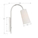Crystorama ALX-4501-PN Alexa One Light Wall Sconce Polished Nickel Alternate Image 2.jpg