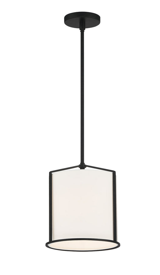 Crystorama CAR-9201-BK Carlyn One Light Pendant Black Alternate Image.jpg