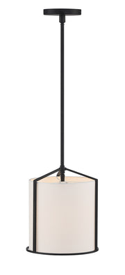 Crystorama CAR-9201-BK Carlyn One Light Pendant Black Alternate Image 2.jpg
