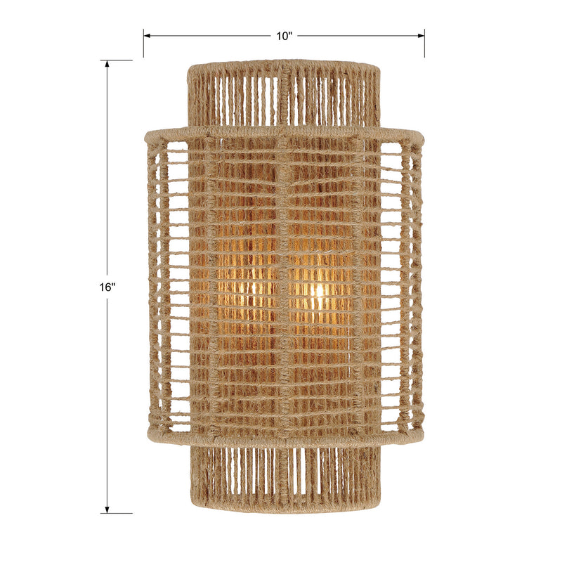 Crystorama JAY-A5002-BS Jayna Two Light Wall Sconce Burnished Silver Alternate Image 2.jpg