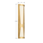 Crystorama ROY-802-GA Royston Two Light Wall Sconce Antique Gold Alternate Image 2.jpg