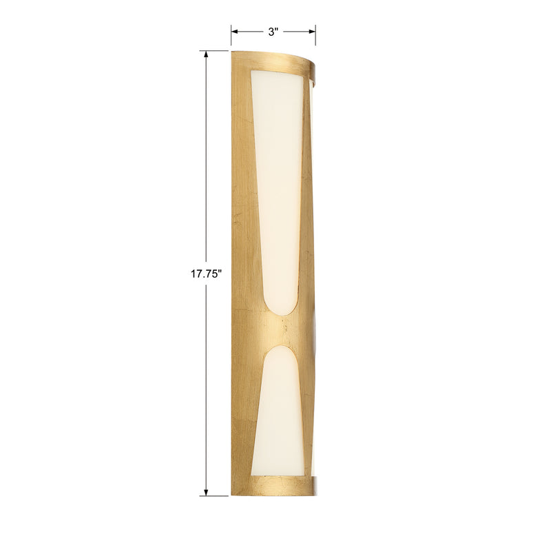 Crystorama ROY-802-GA Royston Two Light Wall Sconce Antique Gold Alternate Image 2.jpg