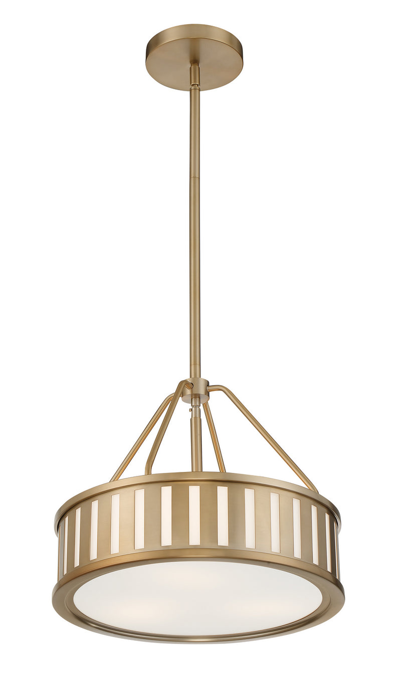 Crystorama KEN-8303-VG Kendal Three Light Pendant Vibrant Gold Alternate Image 2.jpg