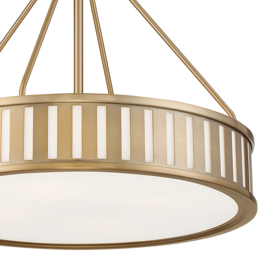 Crystorama KEN-8304-VG Kendal Four Light Pendant Vibrant Gold Alternate Image.jpg