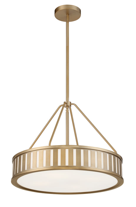 Crystorama KEN-8304-VG Kendal Four Light Pendant Vibrant Gold Alternate Image 2.jpg