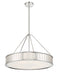 Crystorama KEN-8306-PN Kendal Six Light Pendant Polished Nickel Alternate Image 2.jpg