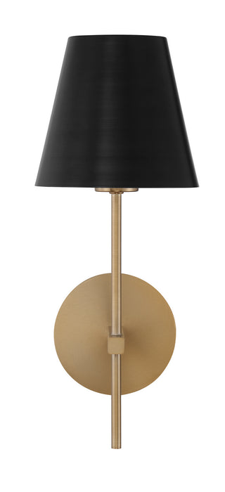 Crystorama XAV-B8321-VG Xavier One Light Wall Sconce Vibrant Gold Alternate Image 4.jpg