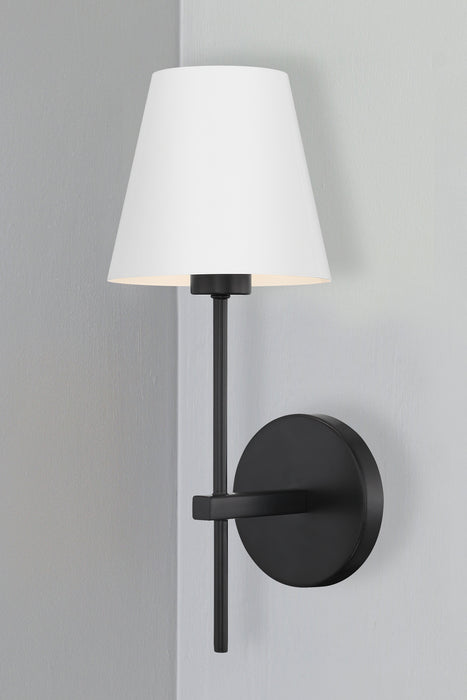 Crystorama XAV-B8321-MK Xavier One Light Wall Sconce Matte Black Alternate Image 2.jpg