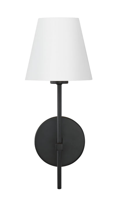 Crystorama XAV-B8321-MK Xavier One Light Wall Sconce Matte Black Alternate Image 4.jpg