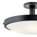 Kichler 42246BK Lytham Four Light Semi Flush Mount, Black Alternate Image.jpg