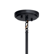 Kichler 43694BK Five Light Chandelier, Black (2)