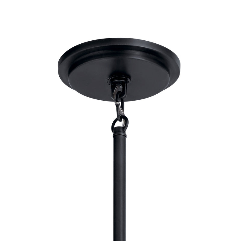 Kichler 43695BK Eight Light Chandelier, Black (2)
