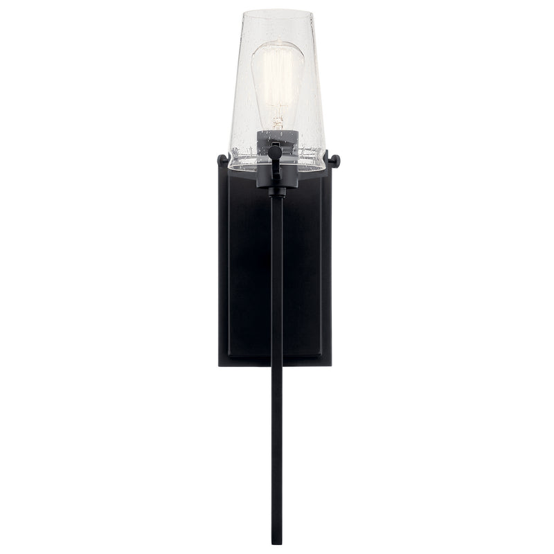 Kichler 45295BK One Light Wall Sconce, Black (2)