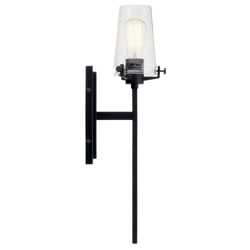 Kichler 45295BK One Light Wall Sconce, Black (3)