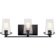 Kichler 45297BK Three Light Bath, Black (3)