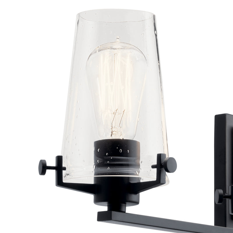 Kichler 45298BK Four Light Bath, Black (2)