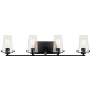 Kichler 45298BK Four Light Bath, Black (3)