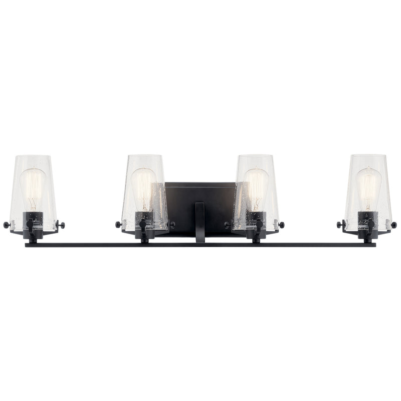 Kichler 45298BK Four Light Bath, Black (3)