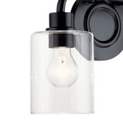 Kichler 45665BK Two Light Bath, Black (2)