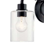 Kichler 45666BK Three Light Bath, Black (2)
