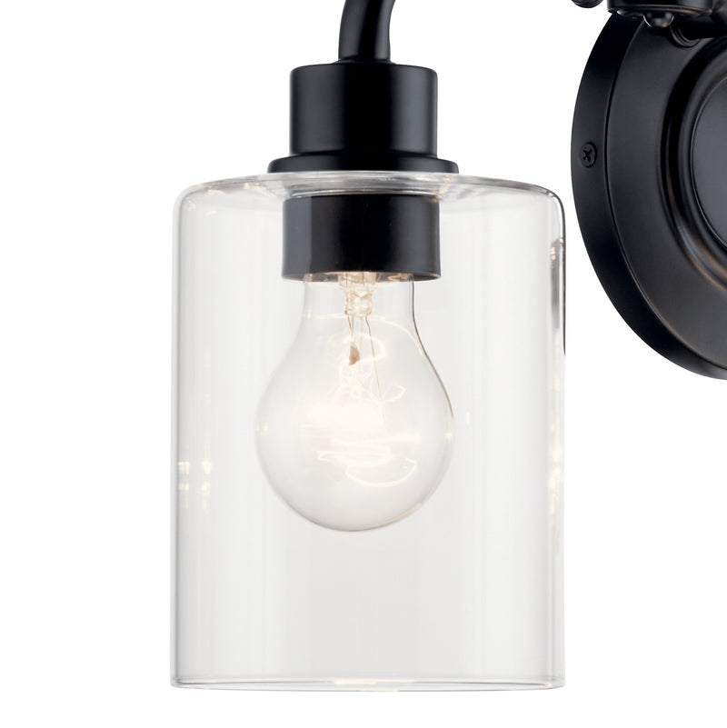Kichler 45666BK Three Light Bath, Black (2)