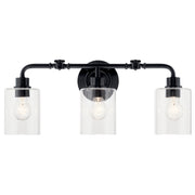 Kichler 45666BK Three Light Bath, Black (3)